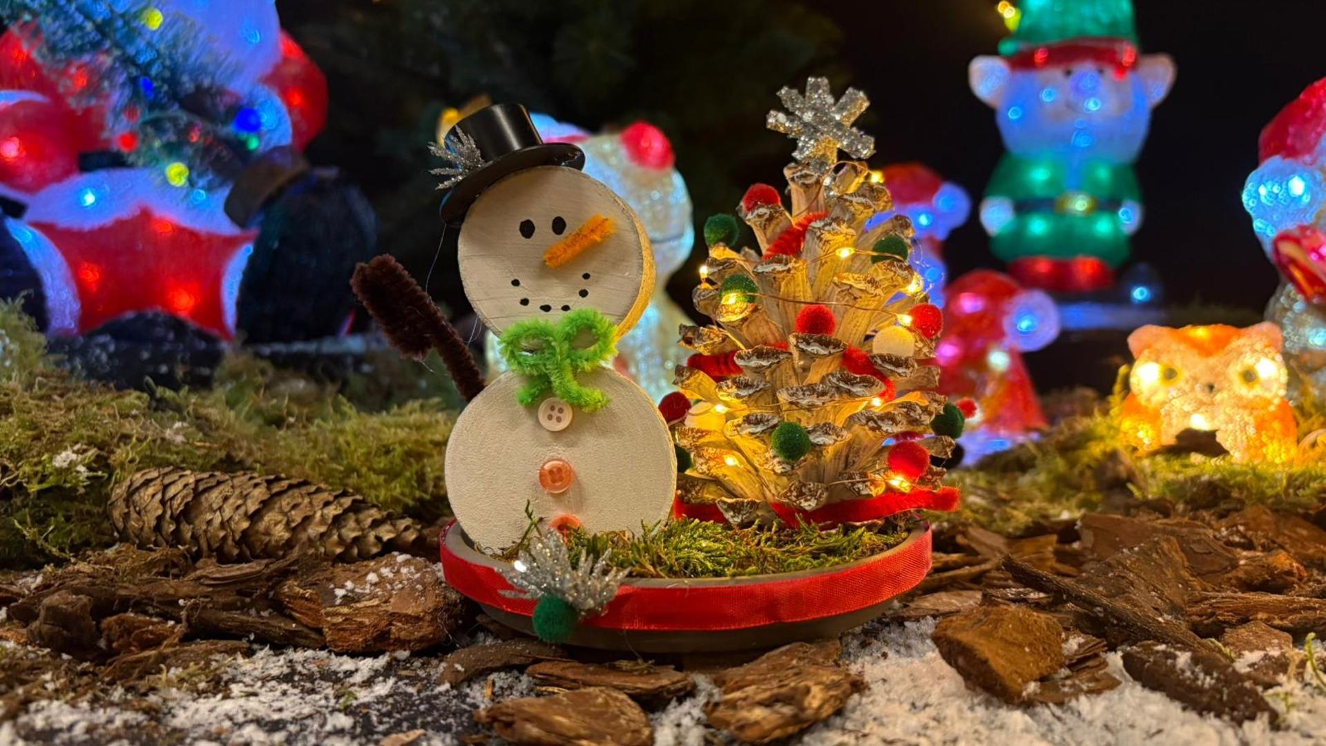 Kidsworkshop Sneeuwpop op schaal